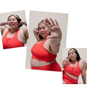 *NWT* Poppy Zip-Front Paloma Bra - S